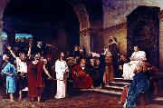 Mihaly Munkacsy Christ in front of Pilate jezus przed pilatem oil painting picture wholesale